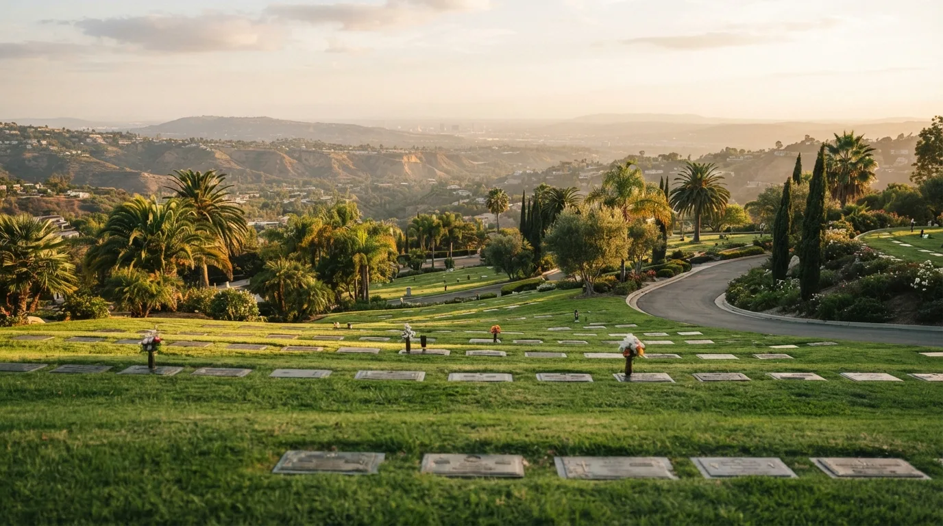 How much does a cemetery plot cost in Los Angeles?