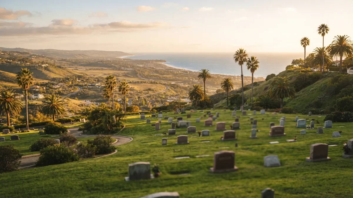 Can you resell a cemetery plot in California?