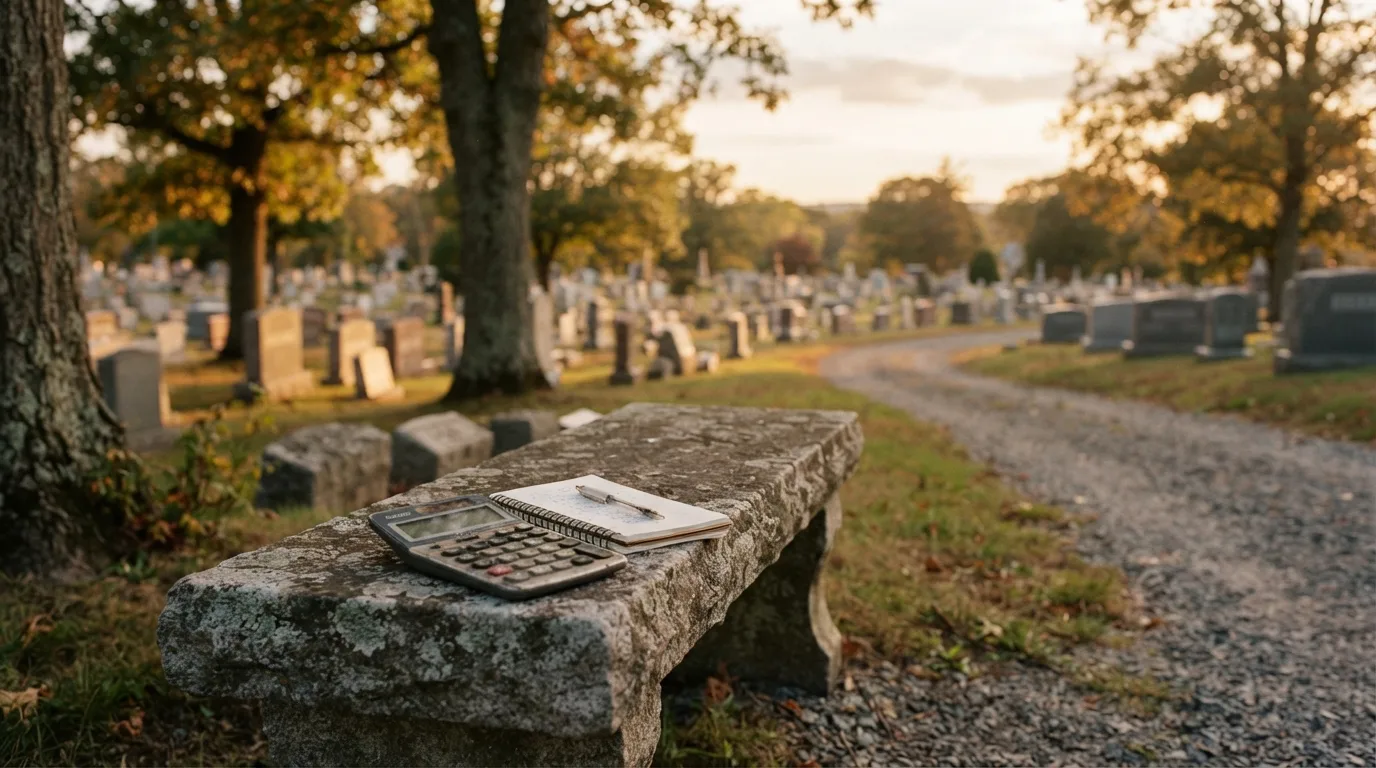 How do you price a cemetery plot?