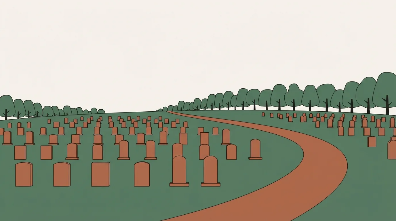 Cemetery landscape