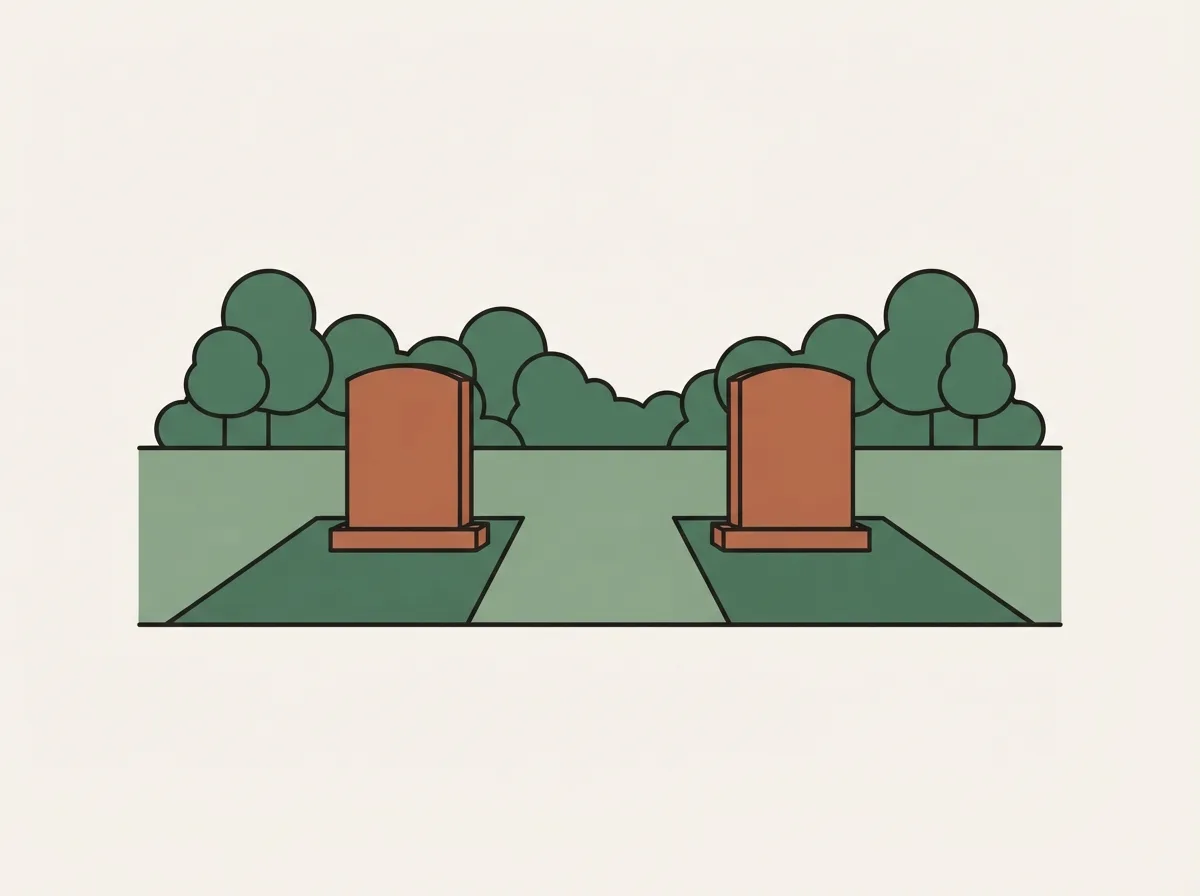 2 plots at Oakwood Cemetery